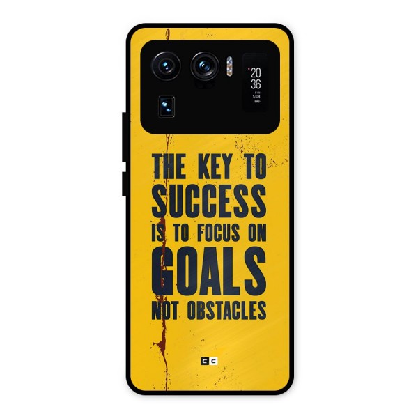 Goals Not Obstacles Metal Back Case for Mi 11 Ultra