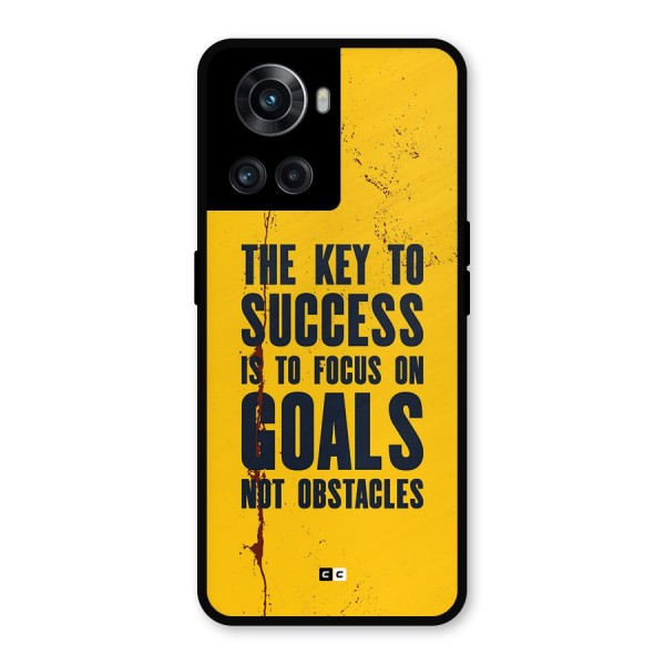 Goals Not Obstacles Metal Back Case for OnePlus 10R