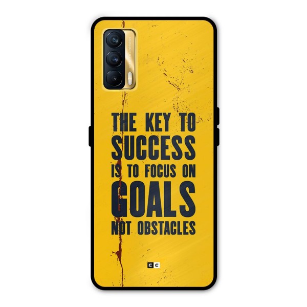 Goals Not Obstacles Metal Back Case for Realme X7