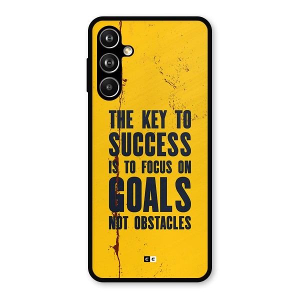 Goals Not Obstacles Metal Back Case for Samsung Galaxy M54