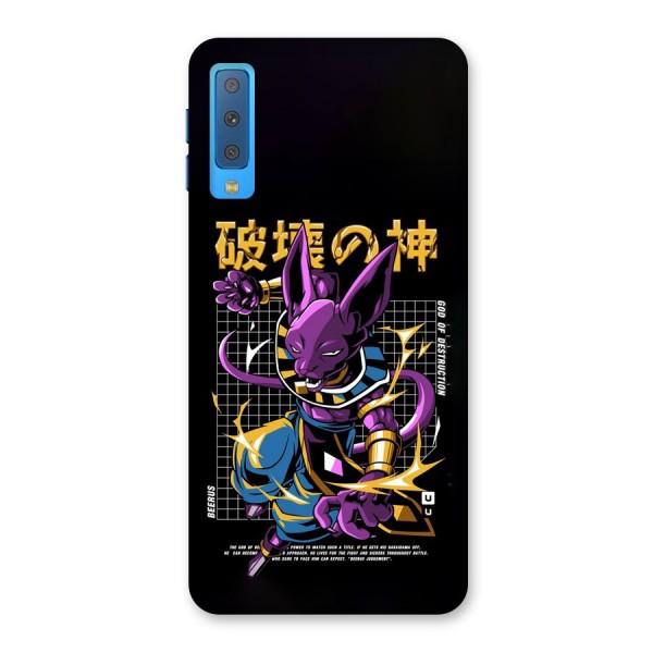 God Of Destruction Back Case for Galaxy A7 (2018)