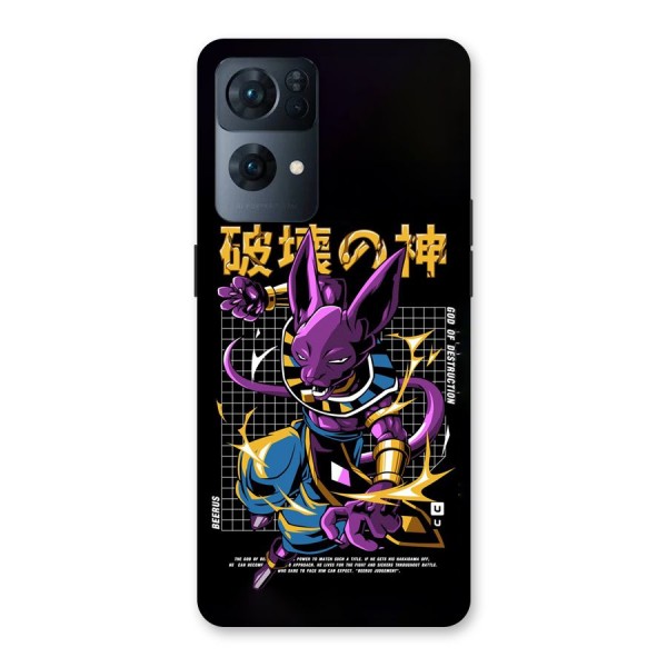 God Of Destruction Back Case for Oppo Reno7 Pro 5G