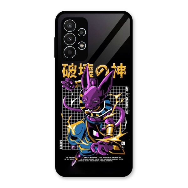 God Of Destruction Glass Back Case for Galaxy A23