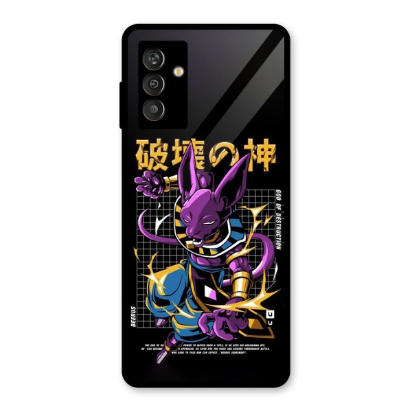 God Of Destruction Glass Back Case for Galaxy M13