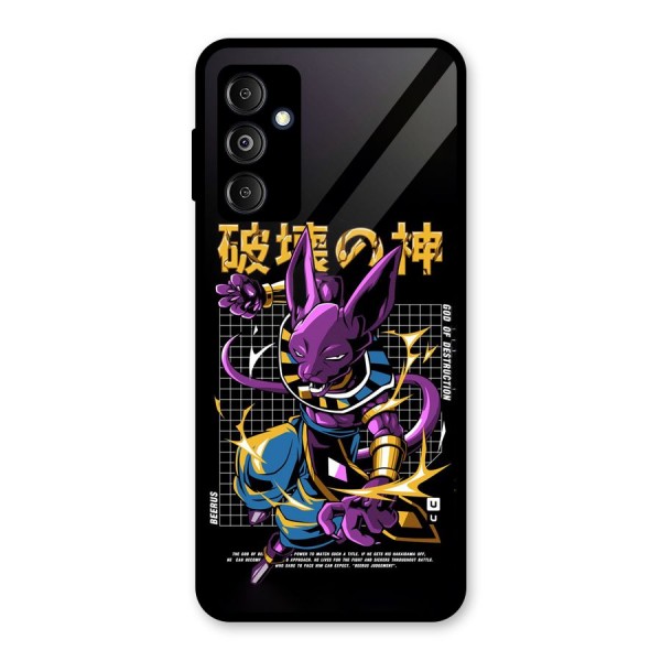 God Of Destruction Glass Back Case for Galaxy M14 5G