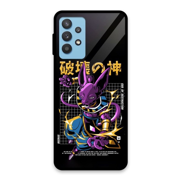 God Of Destruction Glass Back Case for Galaxy M32 5G