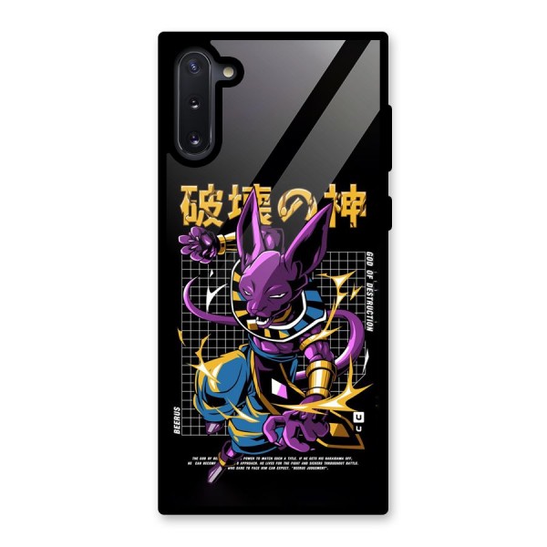 God Of Destruction Glass Back Case for Galaxy Note 10