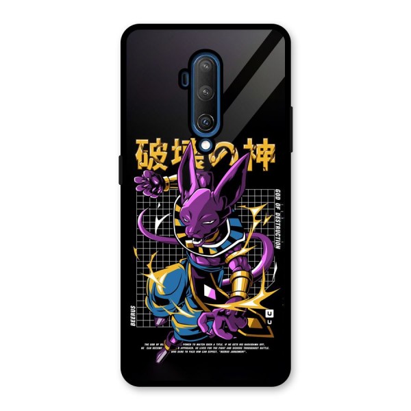 God Of Destruction Glass Back Case for OnePlus 7T Pro