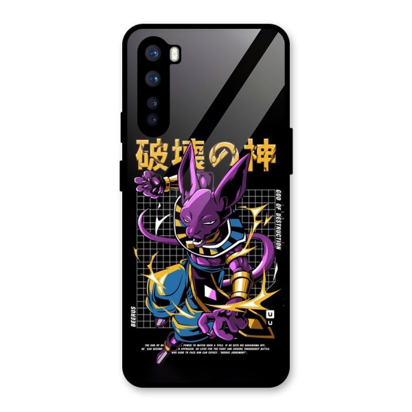 God Of Destruction Glass Back Case for OnePlus Nord