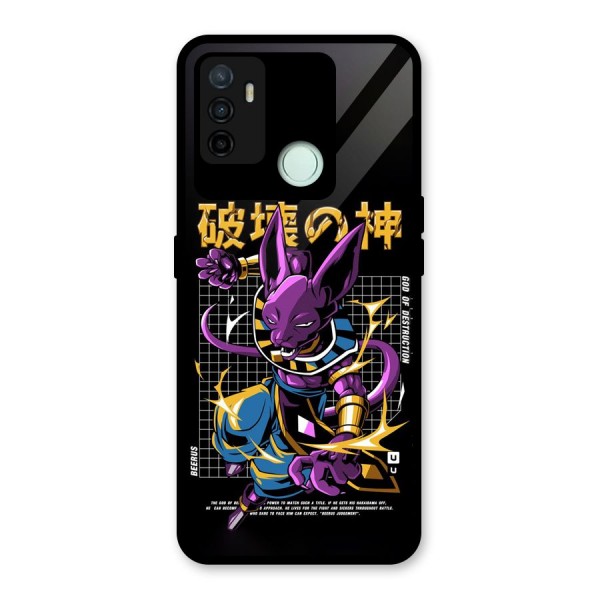 God Of Destruction Glass Back Case for Oppo A53