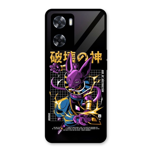 God Of Destruction Glass Back Case for Oppo A57 2022