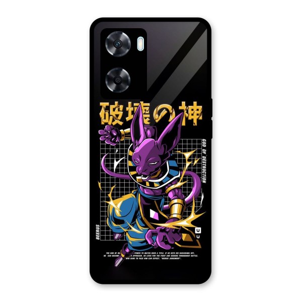 God Of Destruction Glass Back Case for Oppo A77