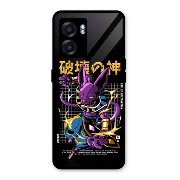 God Of Destruction Glass Back Case for Oppo K10 (5G)