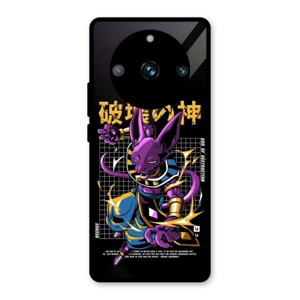 God Of Destruction Glass Back Case for Realme 11 Pro