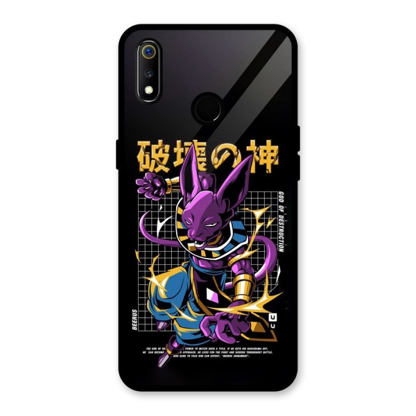 God Of Destruction Glass Back Case for Realme 3i