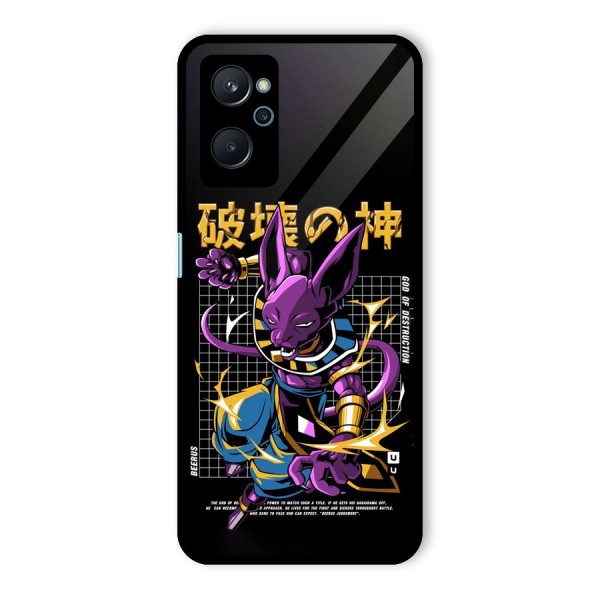 God Of Destruction Glass Back Case for Realme 9i