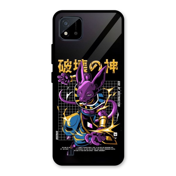 God Of Destruction Glass Back Case for Realme C11 2021