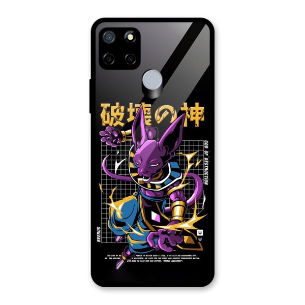 God Of Destruction Glass Back Case for Realme C15