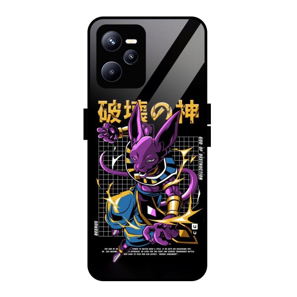 God Of Destruction Glass Back Case for Realme C35