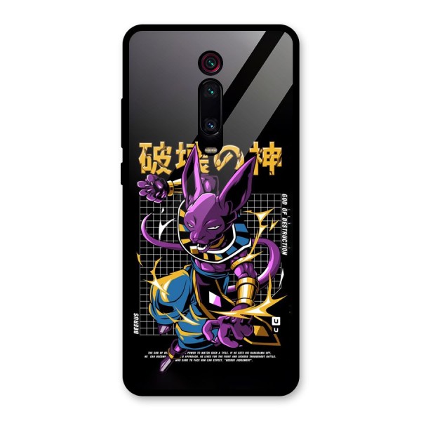 God Of Destruction Glass Back Case for Redmi K20 Pro