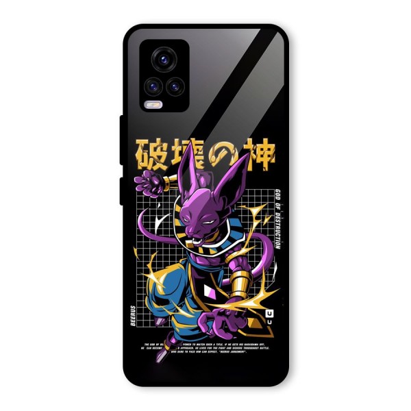 God Of Destruction Glass Back Case for Vivo V20 2021