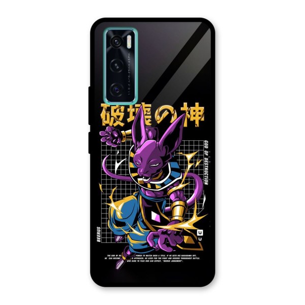 God Of Destruction Glass Back Case for Vivo V20 SE