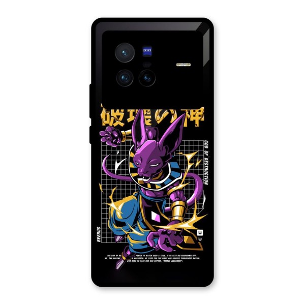 God Of Destruction Glass Back Case for Vivo X80