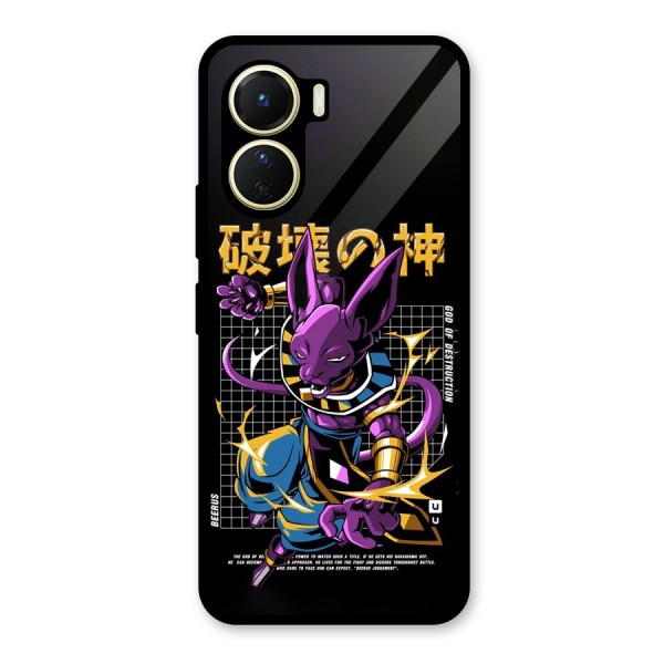 God Of Destruction Glass Back Case for Vivo Y16