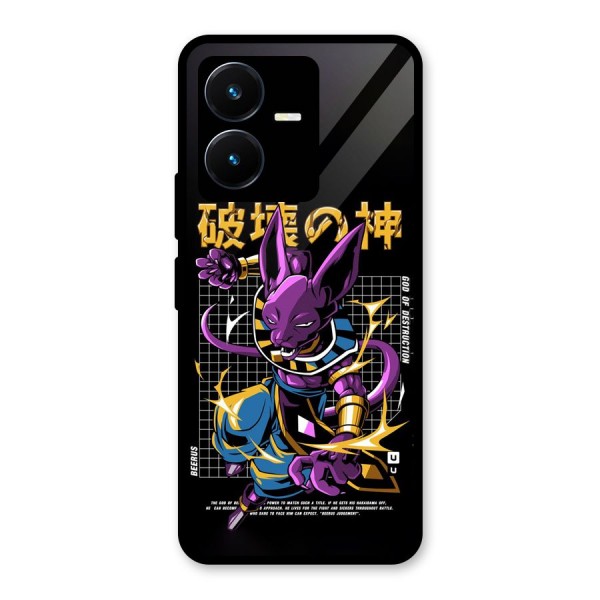 God Of Destruction Glass Back Case for Vivo Y22