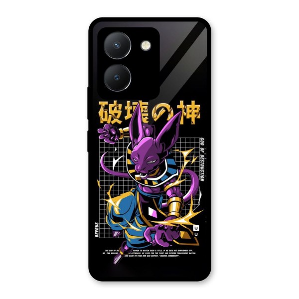 God Of Destruction Glass Back Case for Vivo Y36