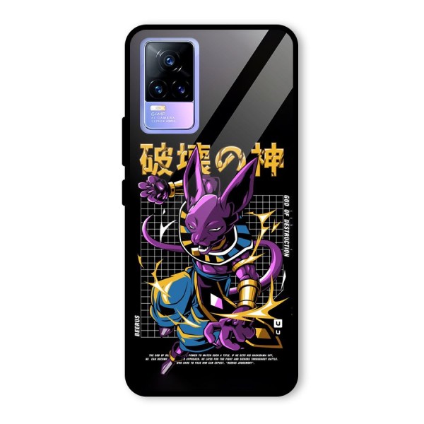 God Of Destruction Glass Back Case for Vivo Y73