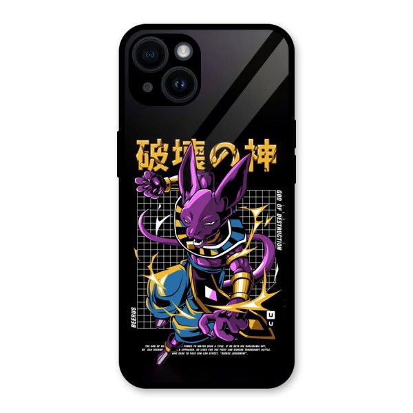 God Of Destruction Glass Back Case for iPhone 14