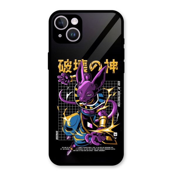 God Of Destruction Glass Back Case for iPhone 14 Plus