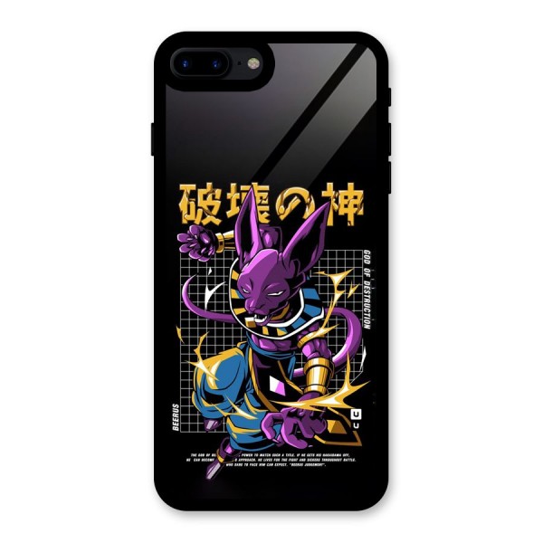 God Of Destruction Glass Back Case for iPhone 7 Plus