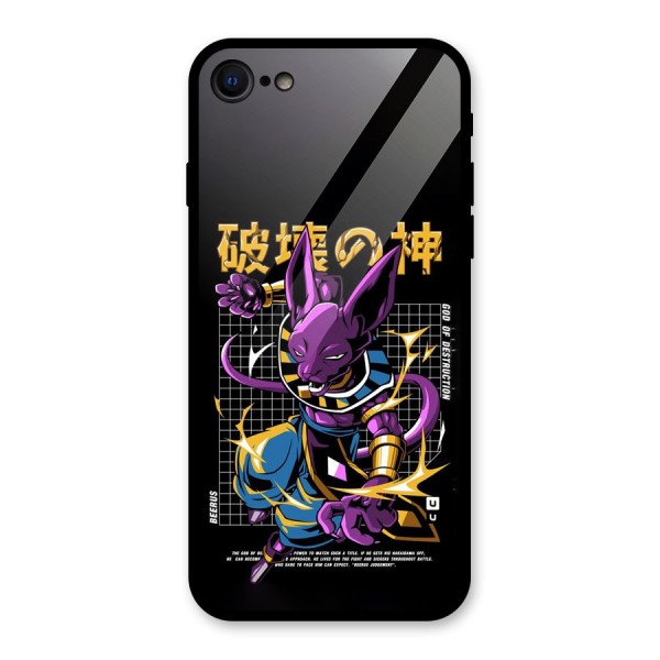 God Of Destruction Glass Back Case for iPhone 8