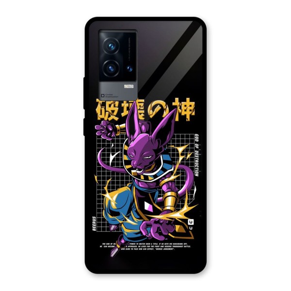 God Of Destruction Glass Back Case for iQOO 9 5G