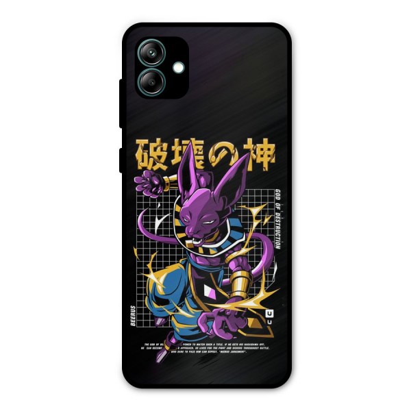 God Of Destruction Metal Back Case for Galaxy A04