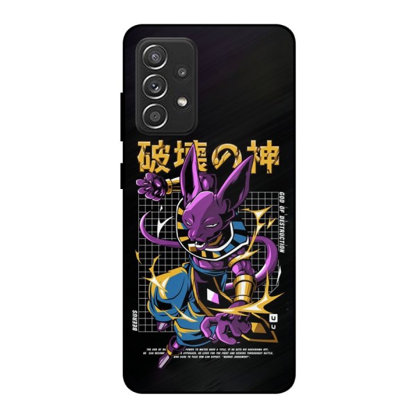 God Of Destruction Metal Back Case for Galaxy A52