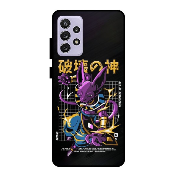 God Of Destruction Metal Back Case for Galaxy A72