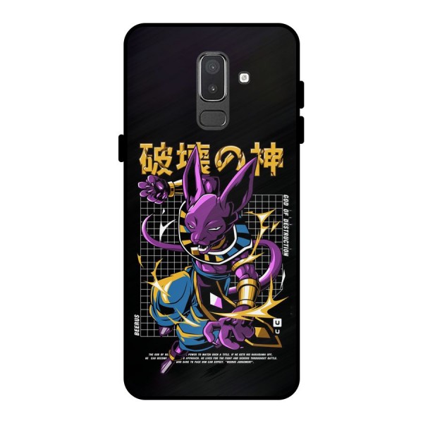 God Of Destruction Metal Back Case for Galaxy On8 (2018)