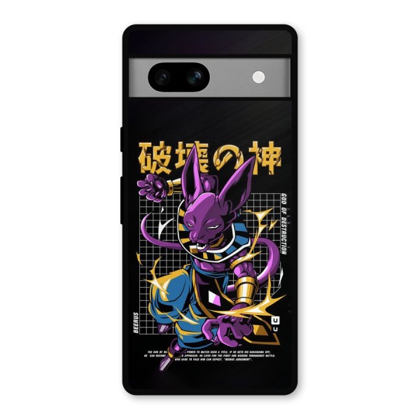 God Of Destruction Metal Back Case for Google Pixel 7a