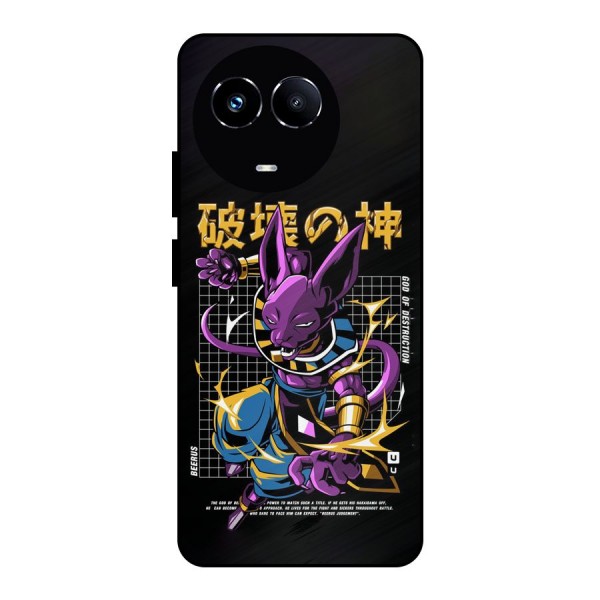 God Of Destruction Metal Back Case for Realme 11X