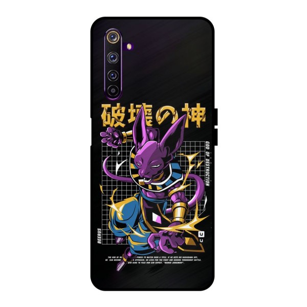 God Of Destruction Metal Back Case for Realme 6 Pro