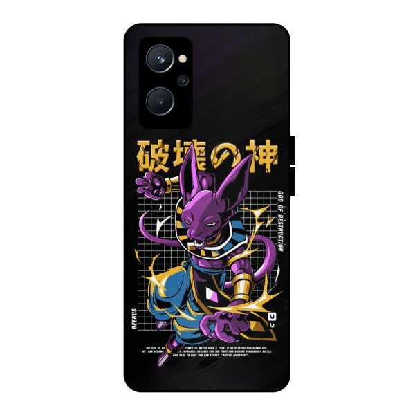 God Of Destruction Metal Back Case for Realme 9i 5G