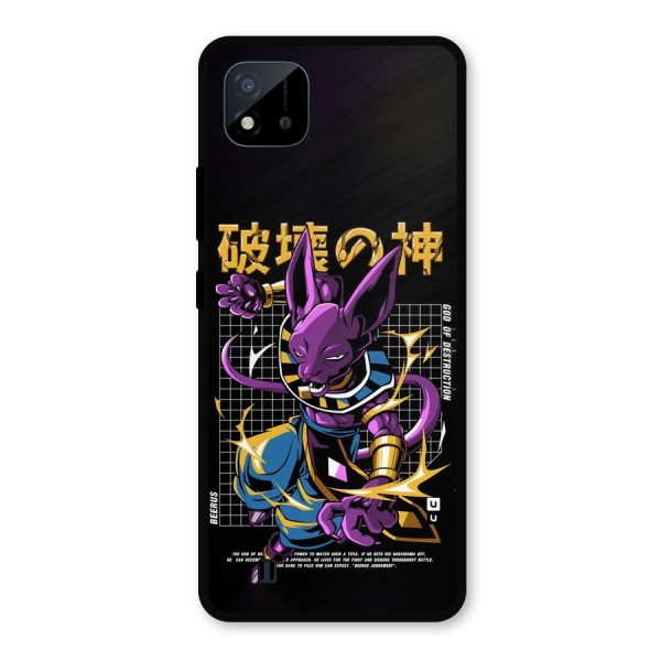 God Of Destruction Metal Back Case for Realme C11 2021