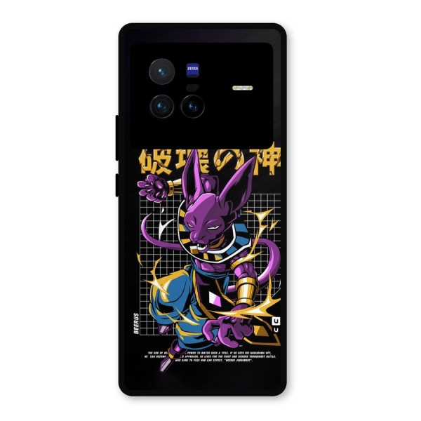 God Of Destruction Metal Back Case for Vivo X80