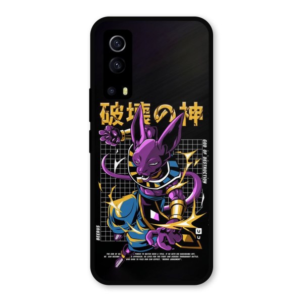 God Of Destruction Metal Back Case for iQOO Z3