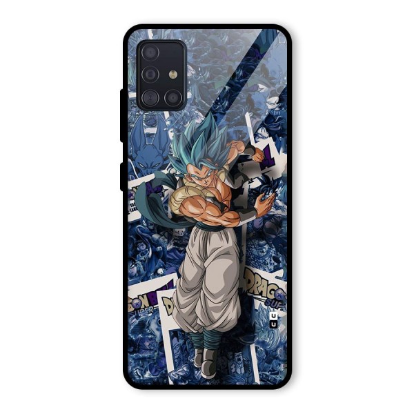 Gogeta Stance Glass Back Case for Galaxy A51