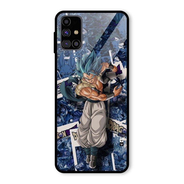 Gogeta Stance Glass Back Case for Galaxy M31s