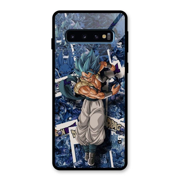 Gogeta Stance Glass Back Case for Galaxy S10